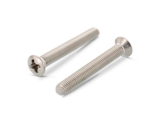 Гвинт, головка напівпотайна M8x20 шліц хрестоподібний (PH), цинк